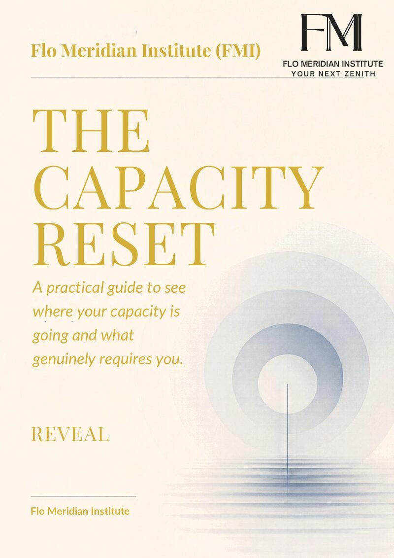 The Capacity Reset cover